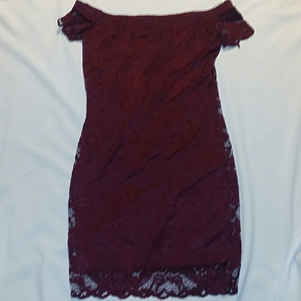 Off - Shoulder Mini Dress